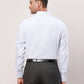 Raymond Men Grey Structure Contemporary Fit Cotton Cutaway Collar Shirt