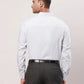 Raymond Men Blue Solid Contemporary Fit Cotton Cutaway Collar Shirt
