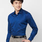 Raymond Contemporary Fit Self Design Dark Green Shirt