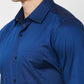 Raymond Contemporary Fit Self Design Dark Green Shirt
