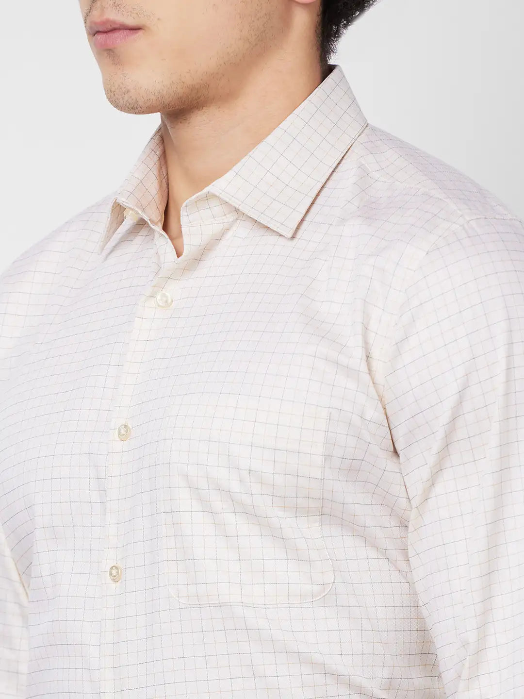 Raymond Contemporary Fit Printed Medium Red Shirt