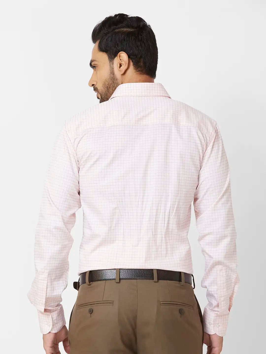 Raymond Contemporary Fit Printed Medium Grey Shirt