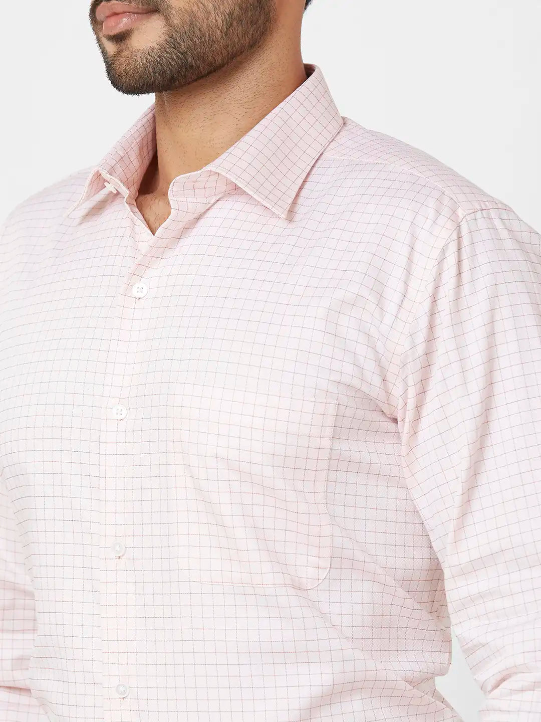 Raymond Contemporary Fit Printed Medium Grey Shirt