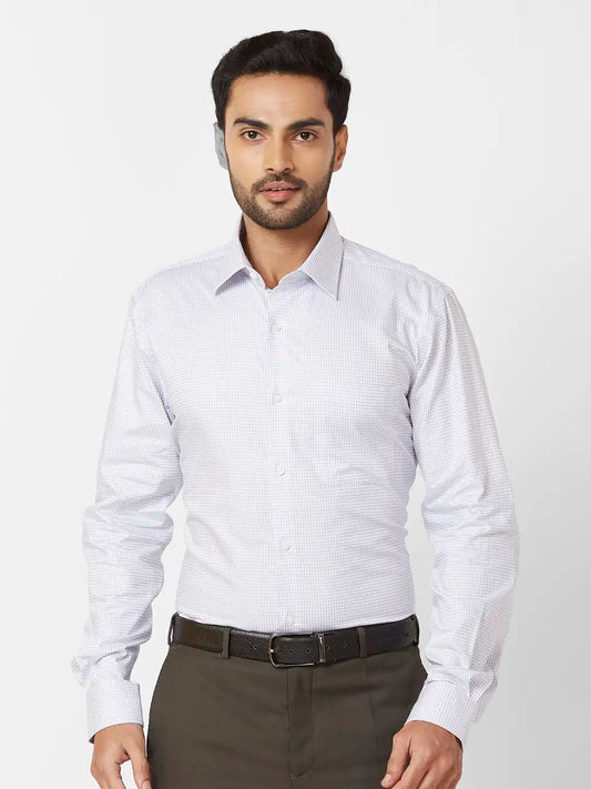 Raymond Contemporary Fit Solid Medium Brown Shirt