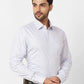 Raymond Contemporary Fit Solid Medium Brown Shirt