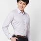 Raymond Contemporary Fit Self Design Medium Blue Shirt