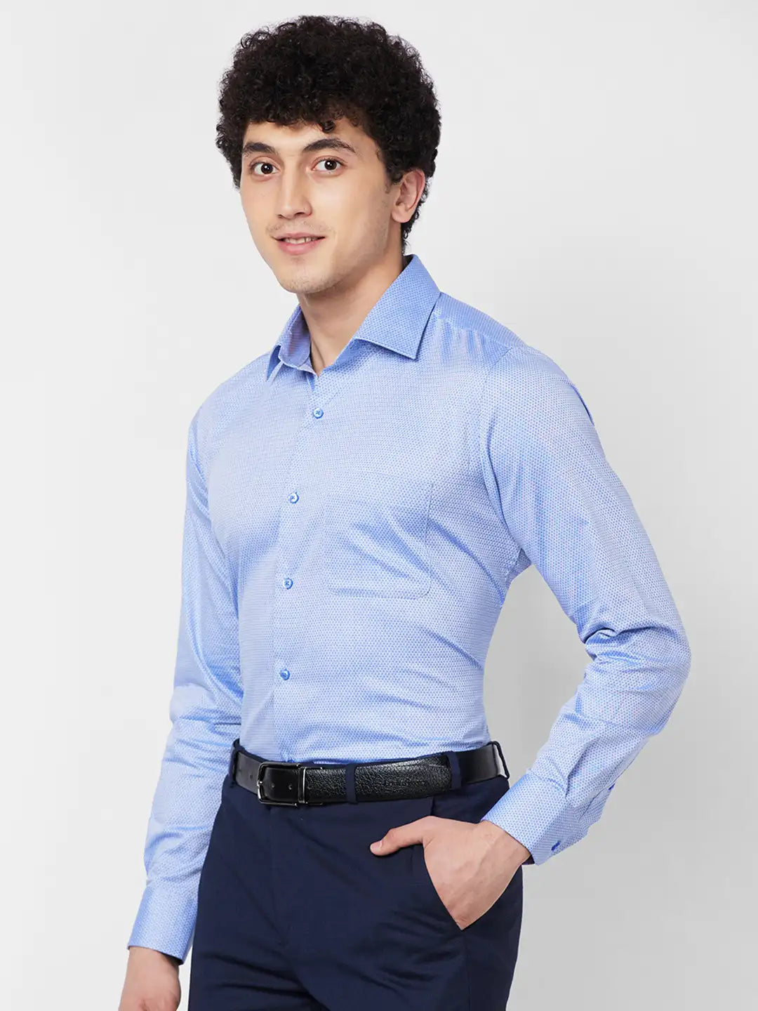 Raymond Contemporary Fit Checkered Medium Red Shirt
