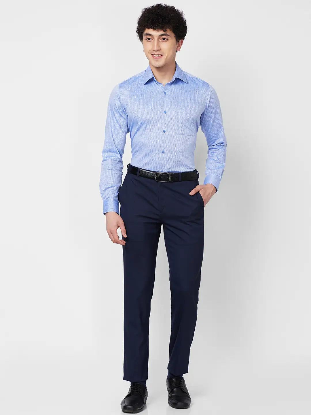 Raymond Contemporary Fit Checkered Medium Red Shirt