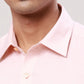 Raymond Men Green Structure Contemporary Fit Cotton Cutaway Collar Shirt