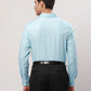 Raymond Men Yellow Checks Contemporary Fit Cotton Cutaway Collar Shirt