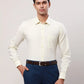Raymond Men Grey Checks Contemporary Fit Cotton Cutaway Collar Shirt