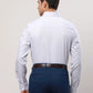 Raymond Men Blue Structure Regular Fit Cotton Cutaway Collar Shirt