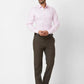 Raymond Regular Fit Self Design Medium Maroon Shirt