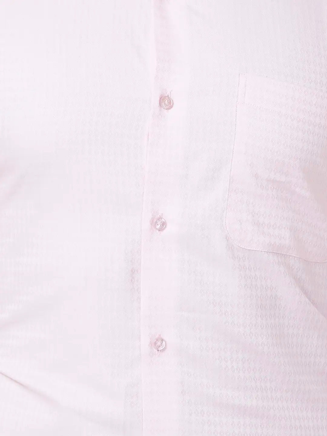 Raymond Regular Fit Self Design Medium Maroon Shirt