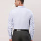 Raymond Men Violet Structure Regular Fit Cotton Cutaway Collar Shirt