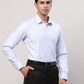 Raymond Men Grey Print Contemporary Fit Cotton Shirt