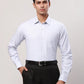 Raymond Men Blue Print Contemporary Fit Linen Shirt