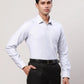 Raymond Men Blue Print Contemporary Fit Linen Shirt