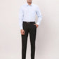 Raymond Men Violet Solid Contemporary Fit Linen Shirt