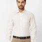 Raymond Contemporary Fit Self Design Light Green Shirt