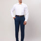 Raymond Men Blue Checks Contemporary Fit Cotton Shirt
