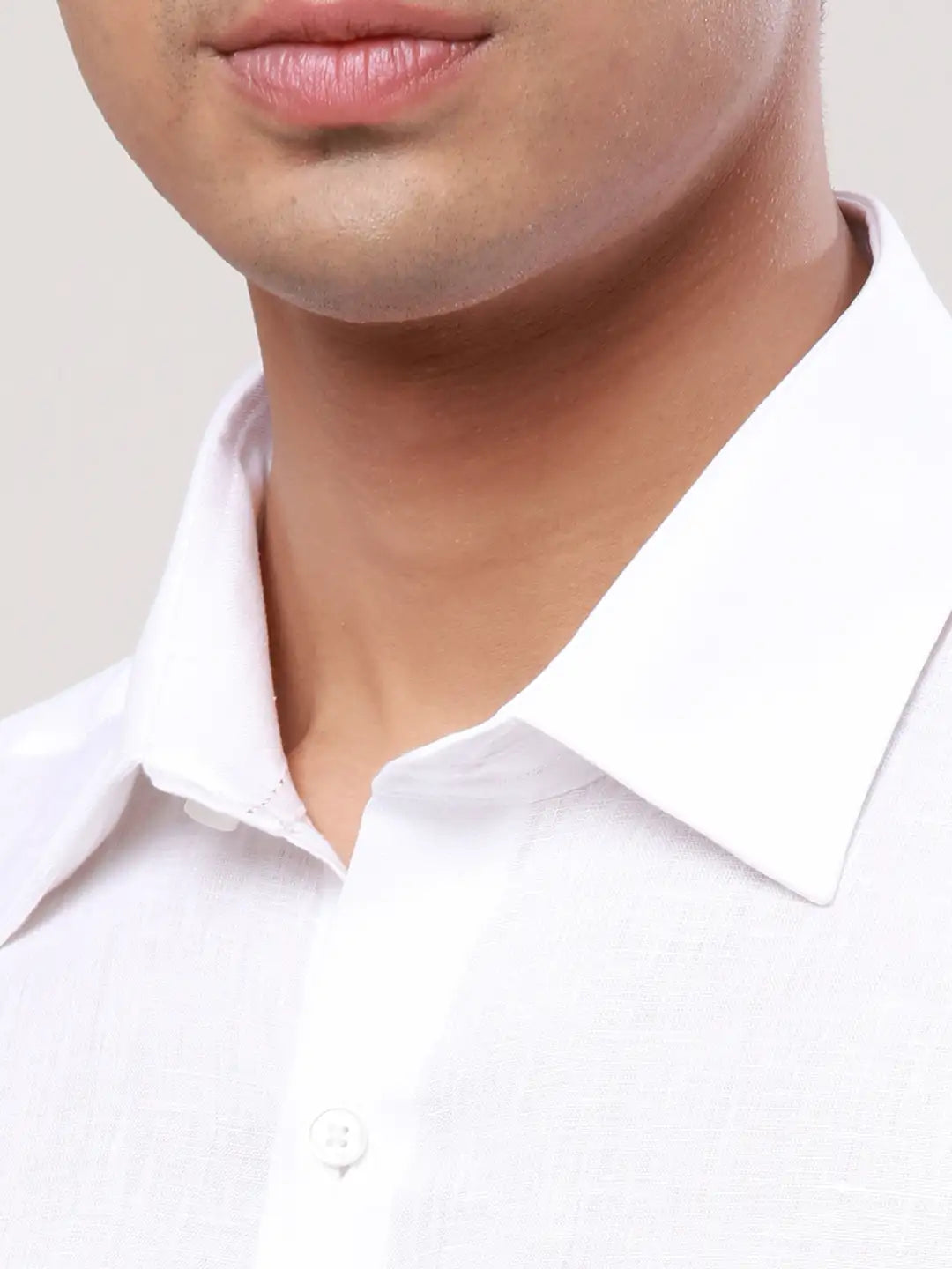 Raymond Men Blue Checks Contemporary Fit Cotton Shirt