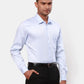 Raymond Men Violet Structure Contemporary Fit Cotton Shirt