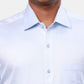 Raymond Men Violet Structure Contemporary Fit Cotton Shirt