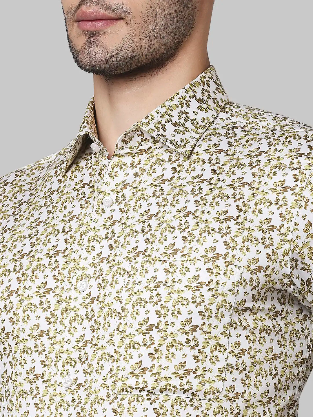 Men Slim Fit Dark Maroon Shirt