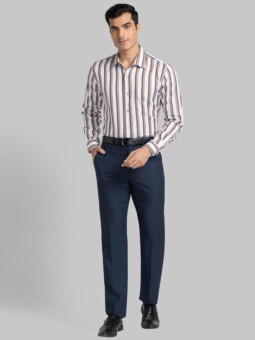 Men Regular Fit Light Blue Shirt