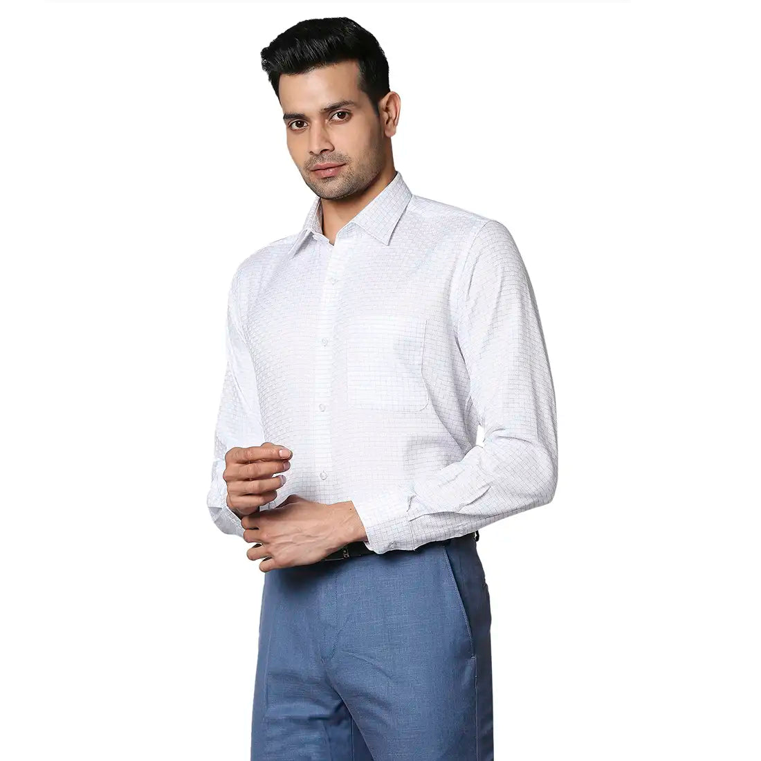 Raymond Light Petrol Shirts