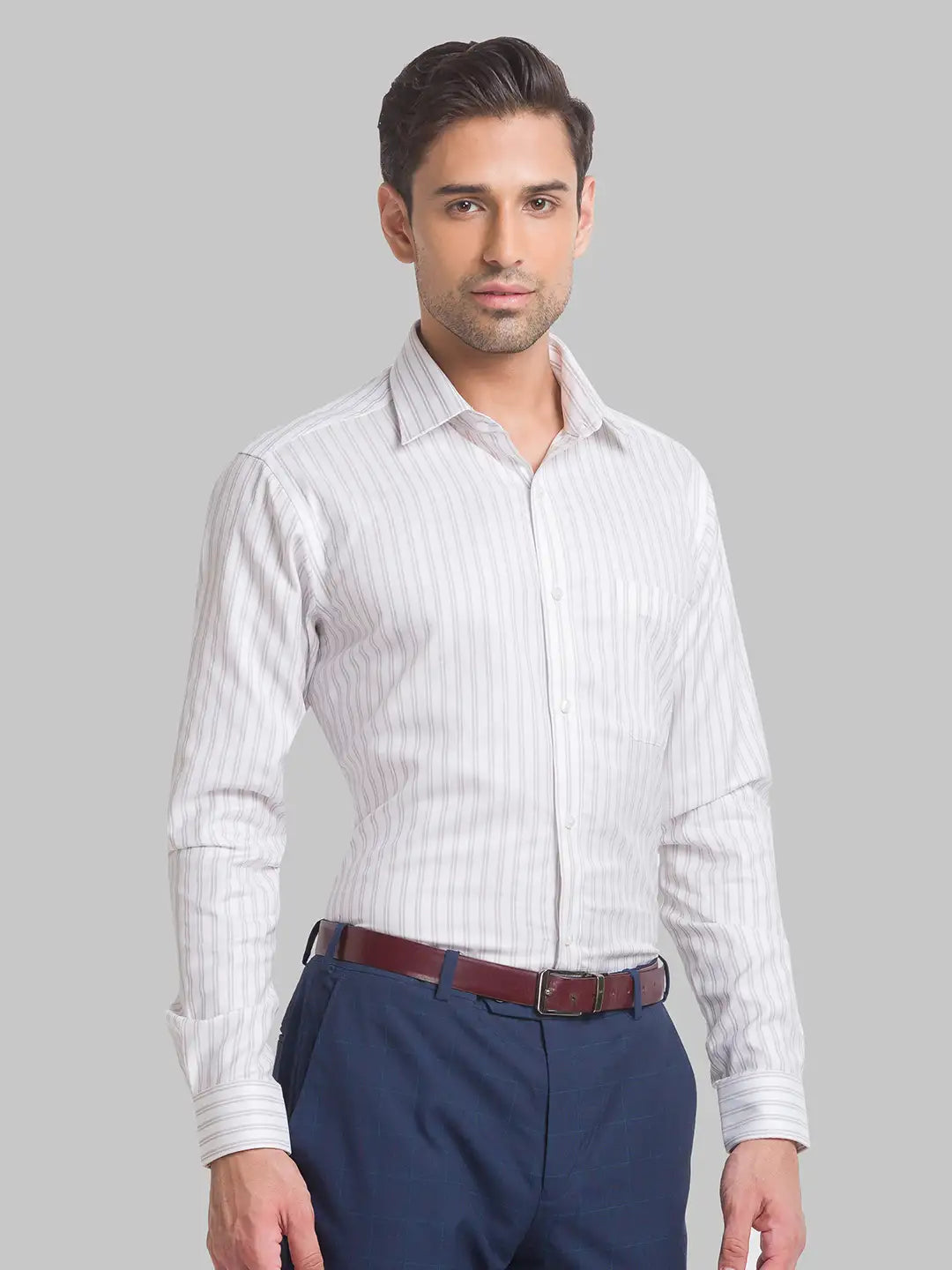 Men Slim Fit Red Shirt