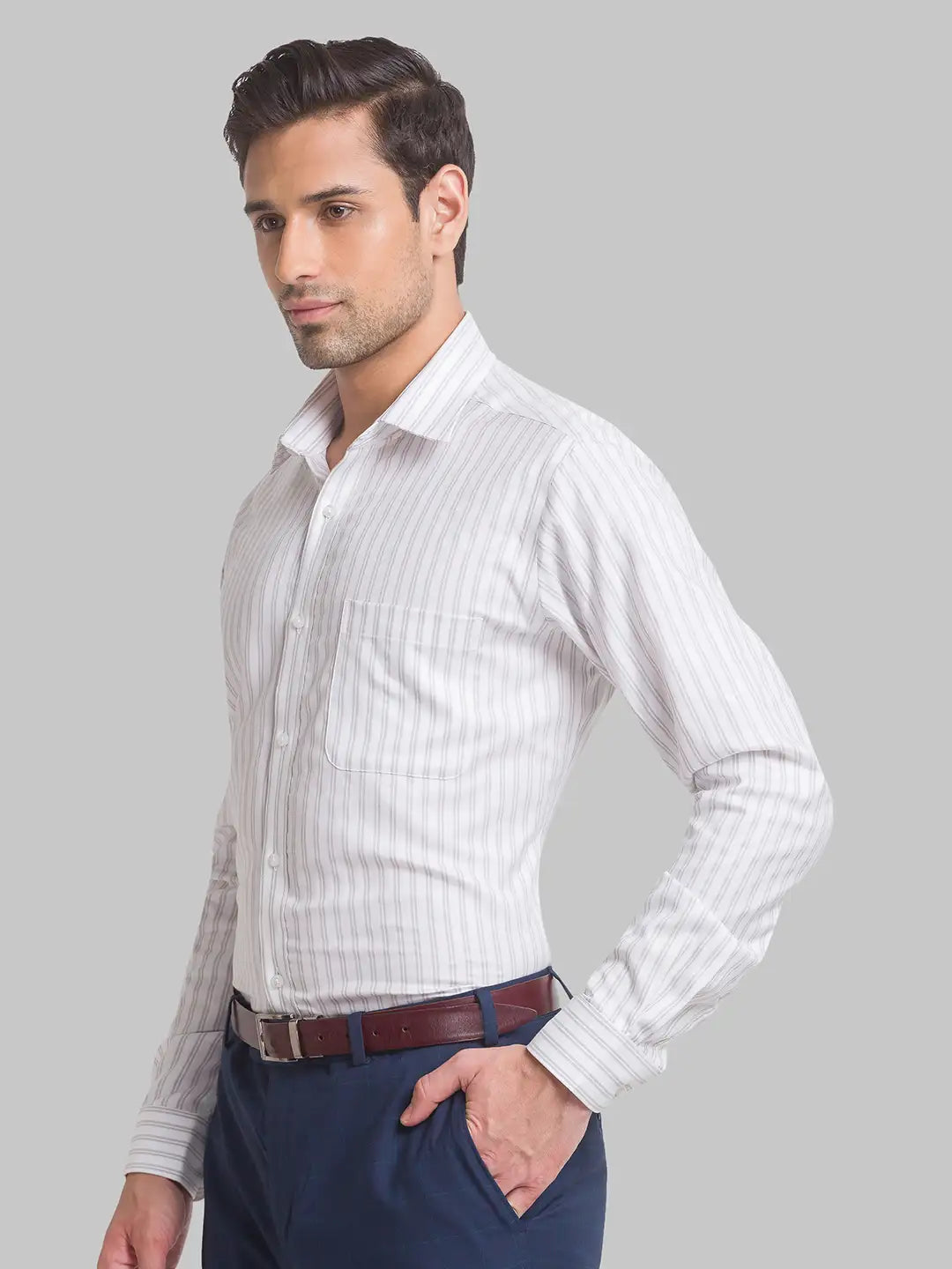 Men Slim Fit Red Shirt