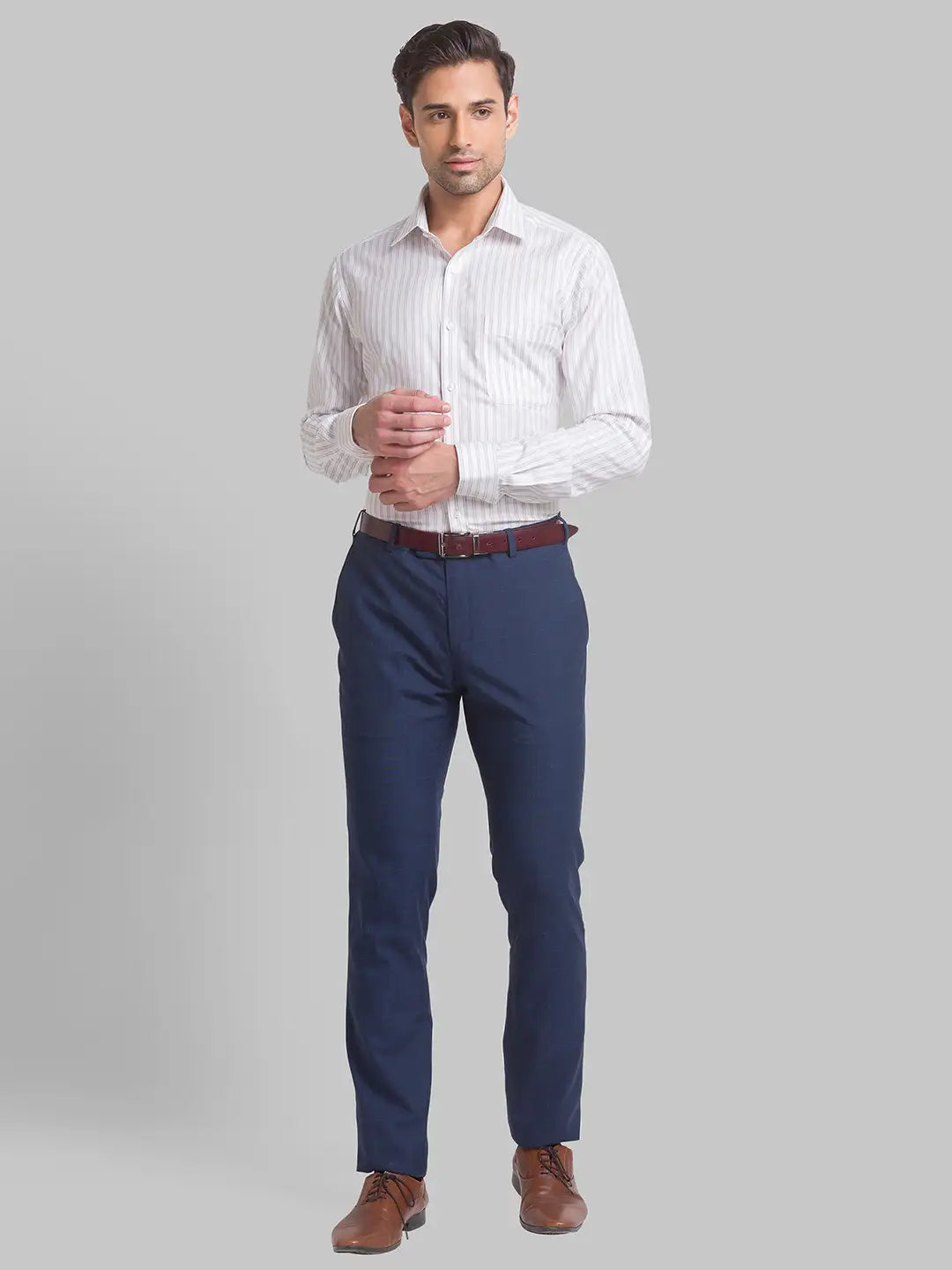 Men Slim Fit Red Shirt