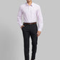 Raymond Men Orange Checks Slim Fit Cotton Shirt