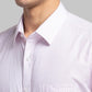 Raymond Men Orange Checks Slim Fit Cotton Shirt