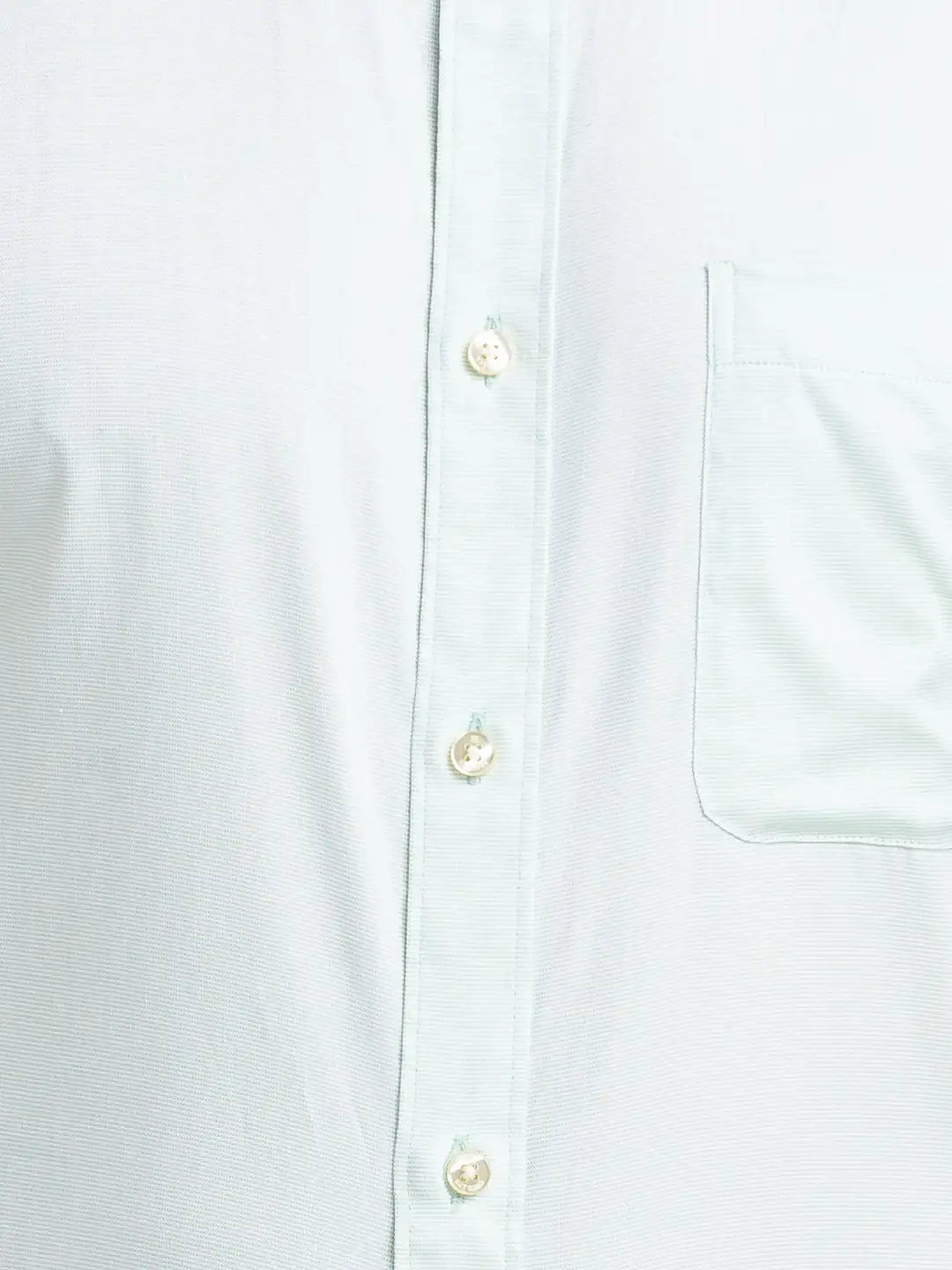 Raymond Men Blue Solid Slim Fit Cotton Shirt