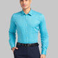 Raymond Men Yellow Structure Slim Fit Cotton Shirts