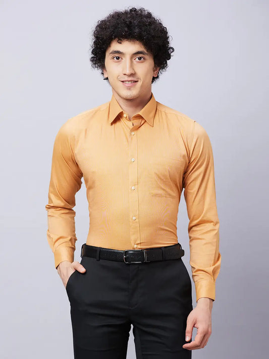Raymond Men Violet Checks Slim Fit Cotton Shirts