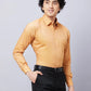 Raymond Men Violet Checks Slim Fit Cotton Shirts