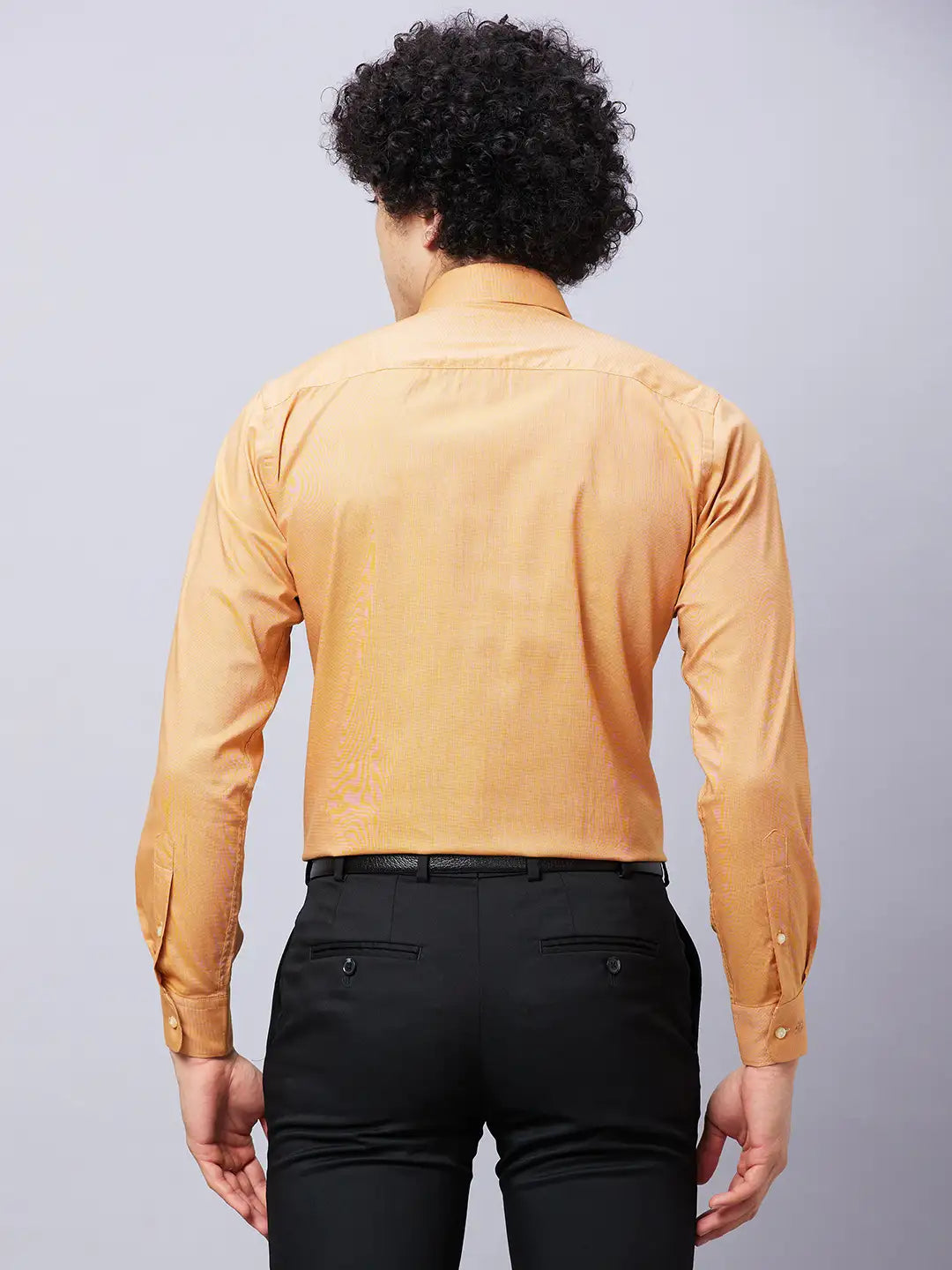 Raymond Men Violet Checks Slim Fit Cotton Shirts