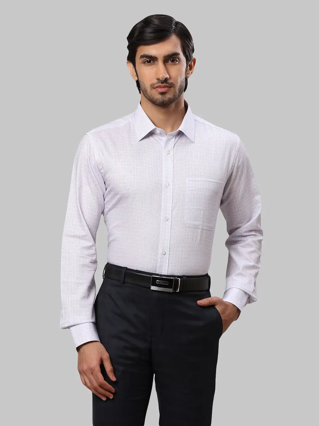 Men Slim Fit Fawn Shirt