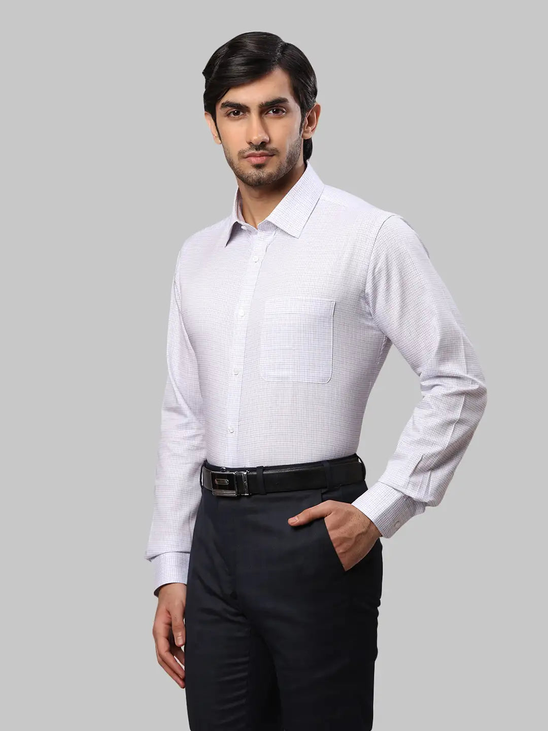 Men Slim Fit Fawn Shirt