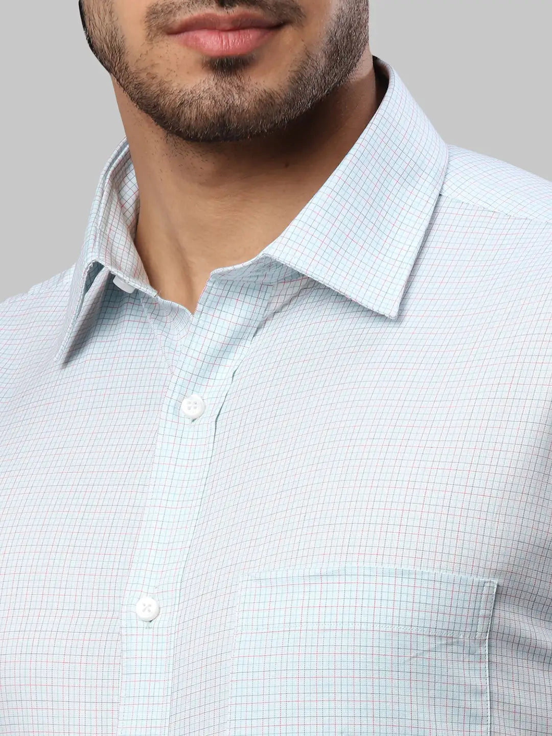 Men Slim Fit Green Shirt