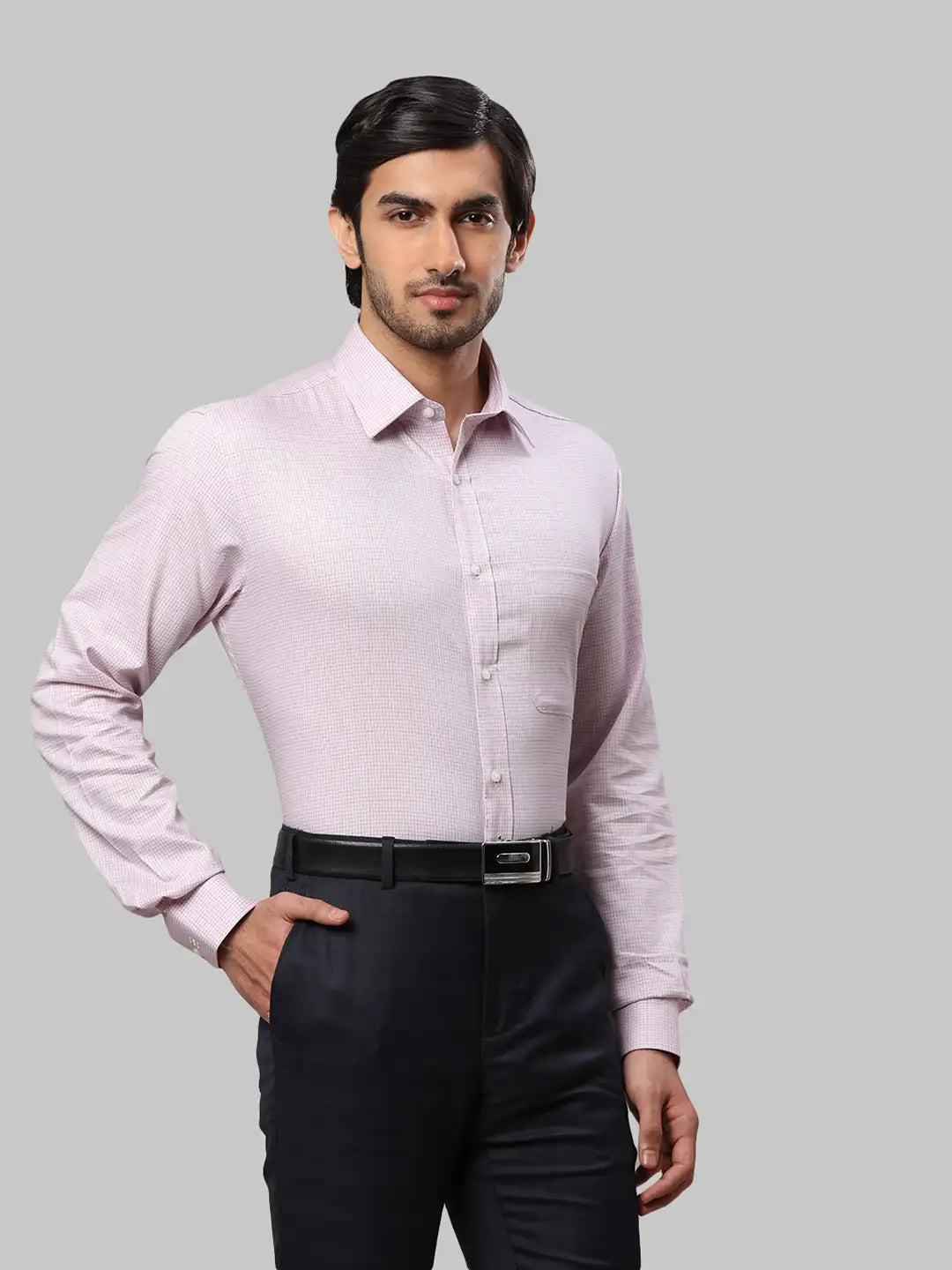 Men Slim Fit Blue Shirt