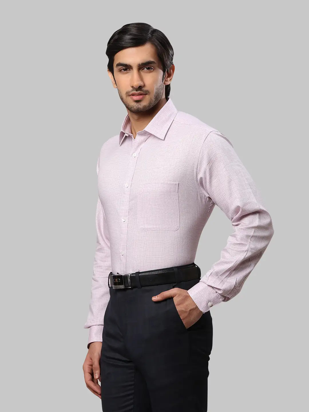 Men Slim Fit Blue Shirt