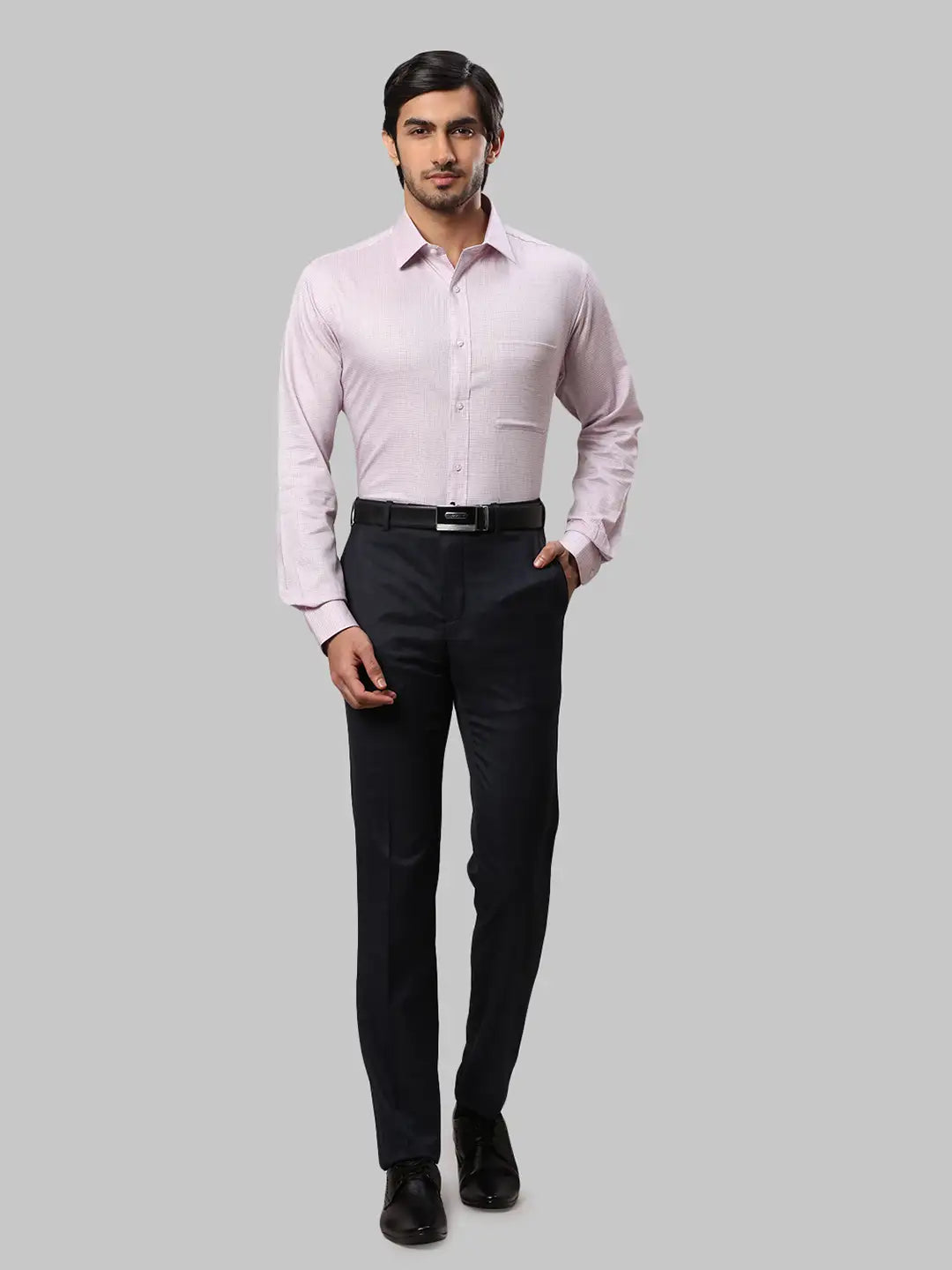 Men Slim Fit Blue Shirt