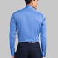 Raymond Men Blue Solid Slim Fit Cotton Shirt