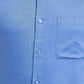 Raymond Men Blue Solid Slim Fit Cotton Shirt