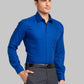 Raymond Men Green Checks Slim Fit Cotton Shirt